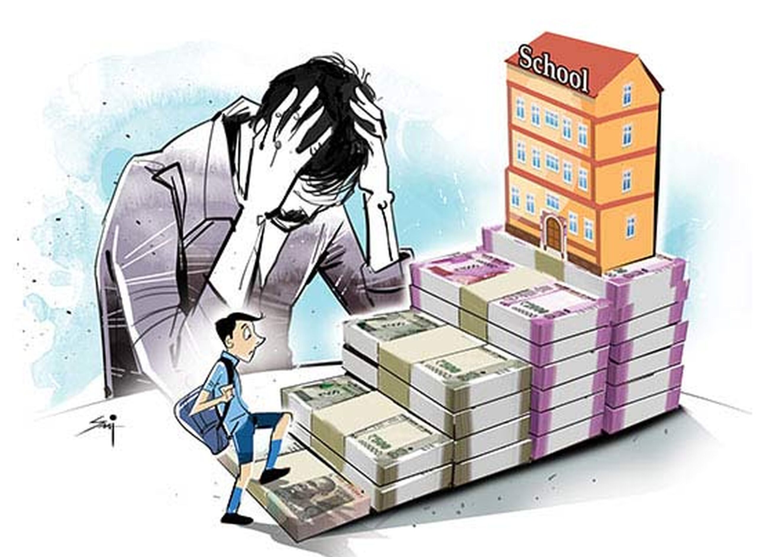 Expensive fees in private schools, violation of rules