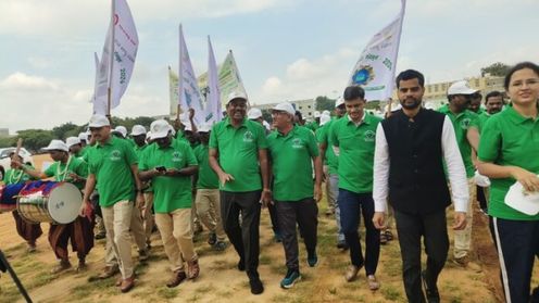 सांसद ने किया वन्य जीव संरक्षण पदयात्रा का आगाज