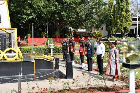 मराठा लाइट इन्फैंट्री रेजिमेंटल सेंटर में मनाया वृद्ध दिवस