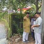 बरसात आपदा, विधायक ने लिया हालात का जायजा