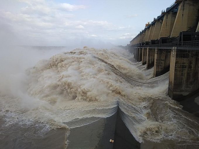 नारायणपुर जलाशय से बाढ़ की चेतावनी