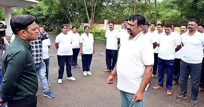 कुछ पुलिसकर्मियों ने 4 से 11 किलो वजन घटाया