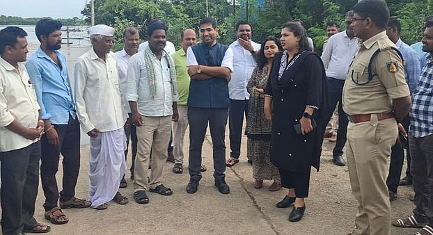 भीमा नदी का जलस्तर बढ़ा