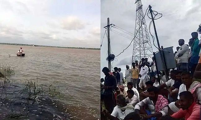 नदी में बैलों को नहलाने गए व्यक्ति को मगरमच्छ ने खींचा