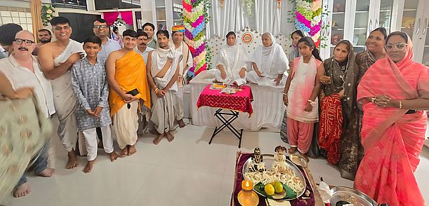 साध्वी भव्यगुणाश्री ने श्री यंत्र की महिमा बताई