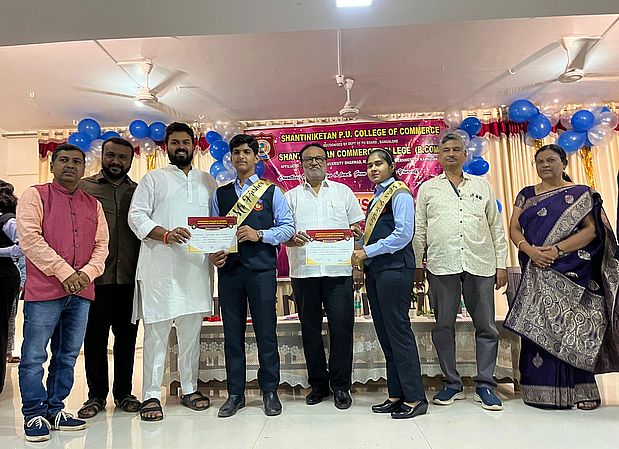 शांतिनिकेतन पीयू एवं बी.कॉम डिग्री कॉलेज में छात्र परिषद का गठन