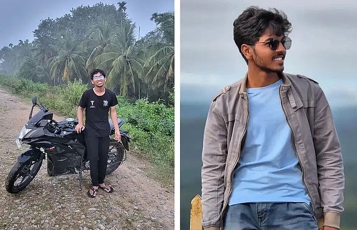 दूध वाहन-बाइक की टक्कर