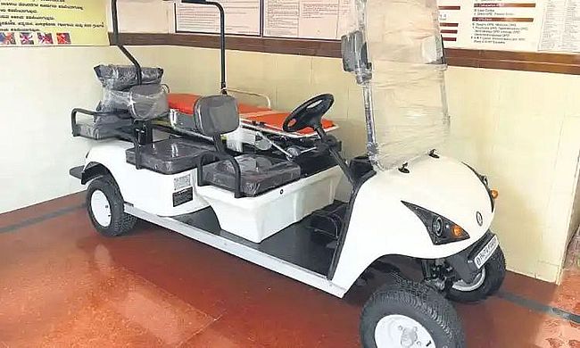 वेन्लॉक अस्पताल में "बग्गी एम्बुलेंस" सेवा