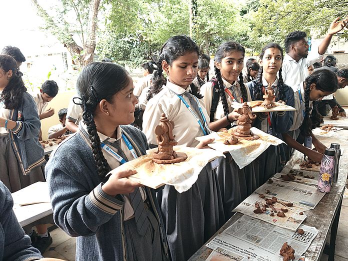 पर्यावरण अनुकूल वृक्ष गणेश कार्यशाला