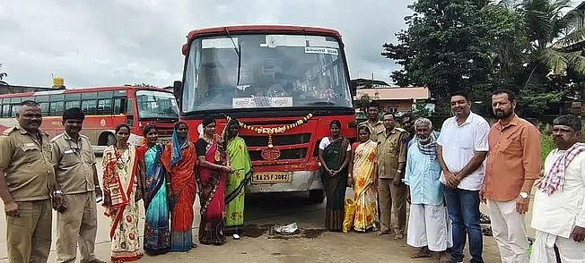 धारवाड़-अलनावर मार्ग से कक्केरी के लिए नई बस सेवा शुरू
