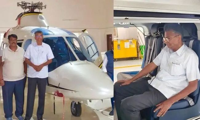 मंत्री सतीश जारकीहोली ने खरीदा आधुनिक हेलिकॉप्टर
