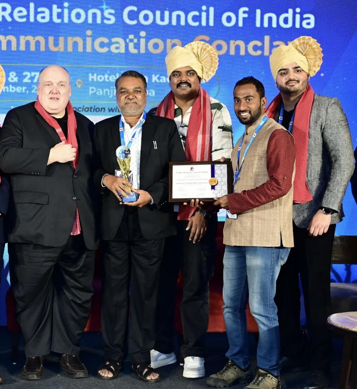 राज्य महिला विश्वविद्यालय के पत्रकारिता विभाग को पीआरसीआई राष्ट्रीय पुरस्कार