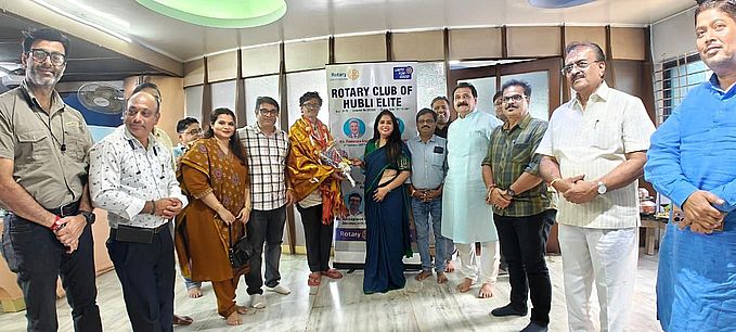 रोटरी क्लब ने किया रमेश बाफणा का सम्मान