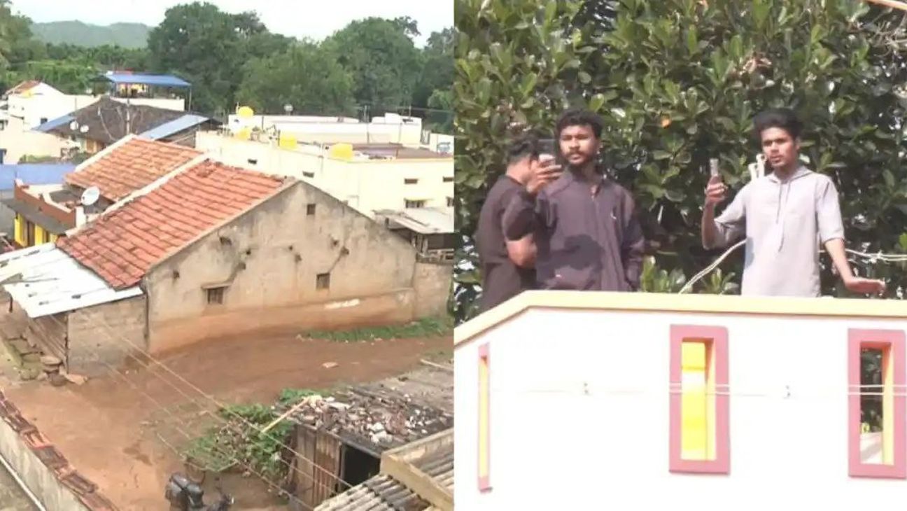 वी.पाल्या गांव में नेटवर्क का संकट