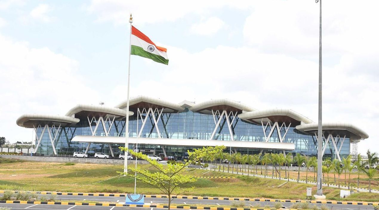 शिवमोग्गा हवाई अड्डे पर डीवीओआर प्रणाली की स्थापना