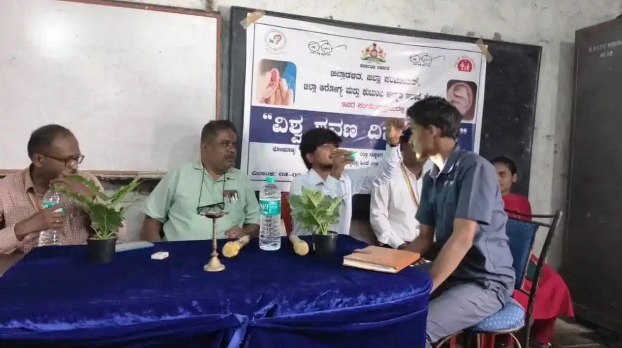 कोप्पल में विश्व श्रवण दिवस पर जागरूकता शिविर