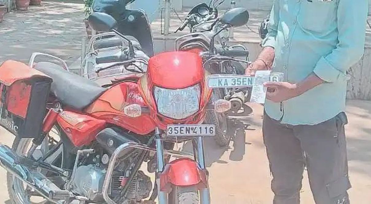 विजयनगर जिले में नंबर प्लेट अभियान, 288 वाहन चालकों पर जुर्माना