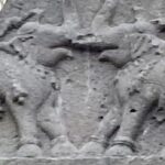 देवगिरि यादवों के गजदल का दुर्लभ उभरा हुआ शिल्प मिला