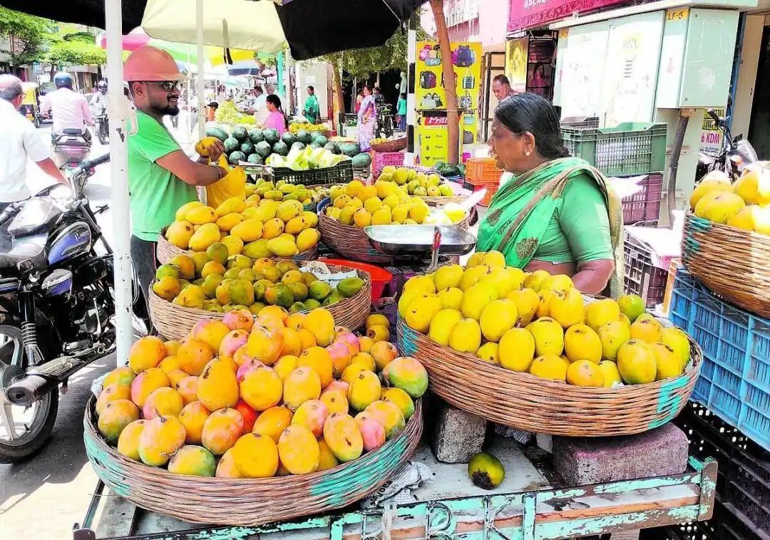 दावणगेरे में आम की खुशबू