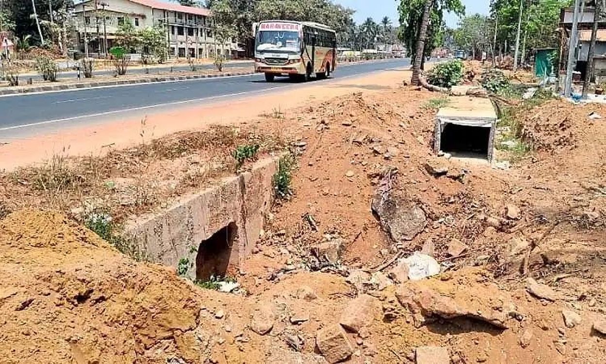 एनएच-66 सर्विस रोड अधूरी, मानसून से पहले संकट की आशंका