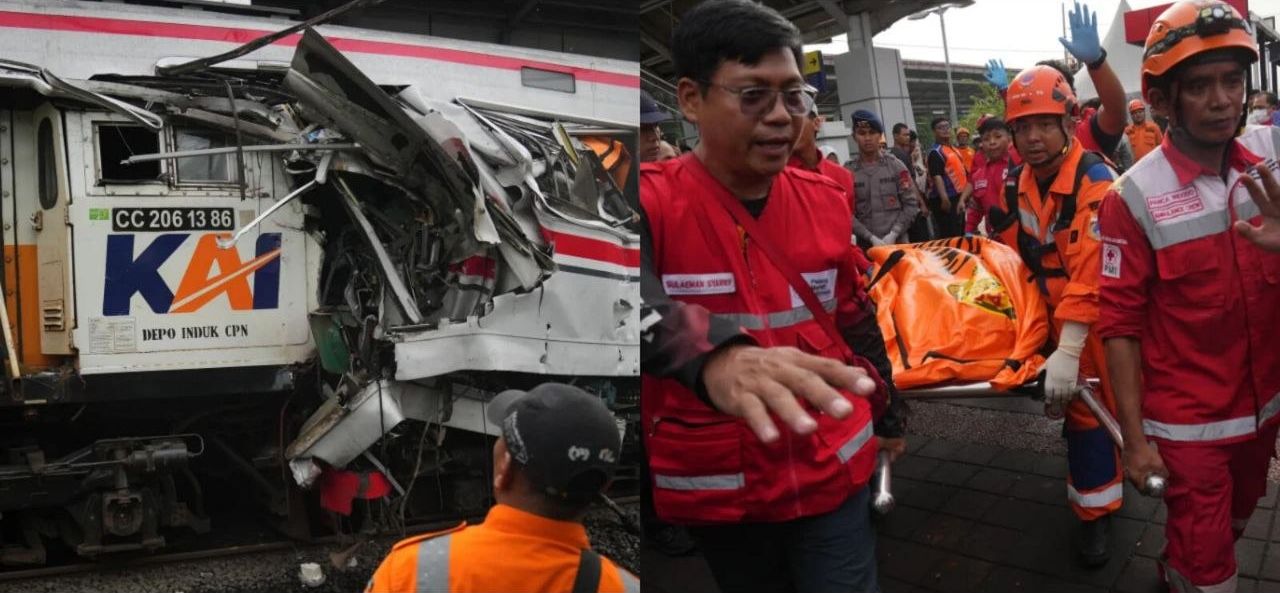 इंडोनेशिया में भीषण रेल हादसा: 14 की मौत, 80 से अधिक घायल