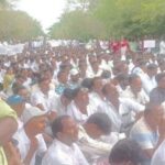 दावणगेरे में लाइसेंसधारी भू-मापकों का विशाल प्रदर्शन
