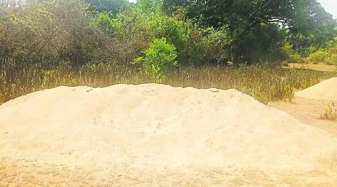 तीर्थहल्ली में अवैध रेत खनन बेलगाम