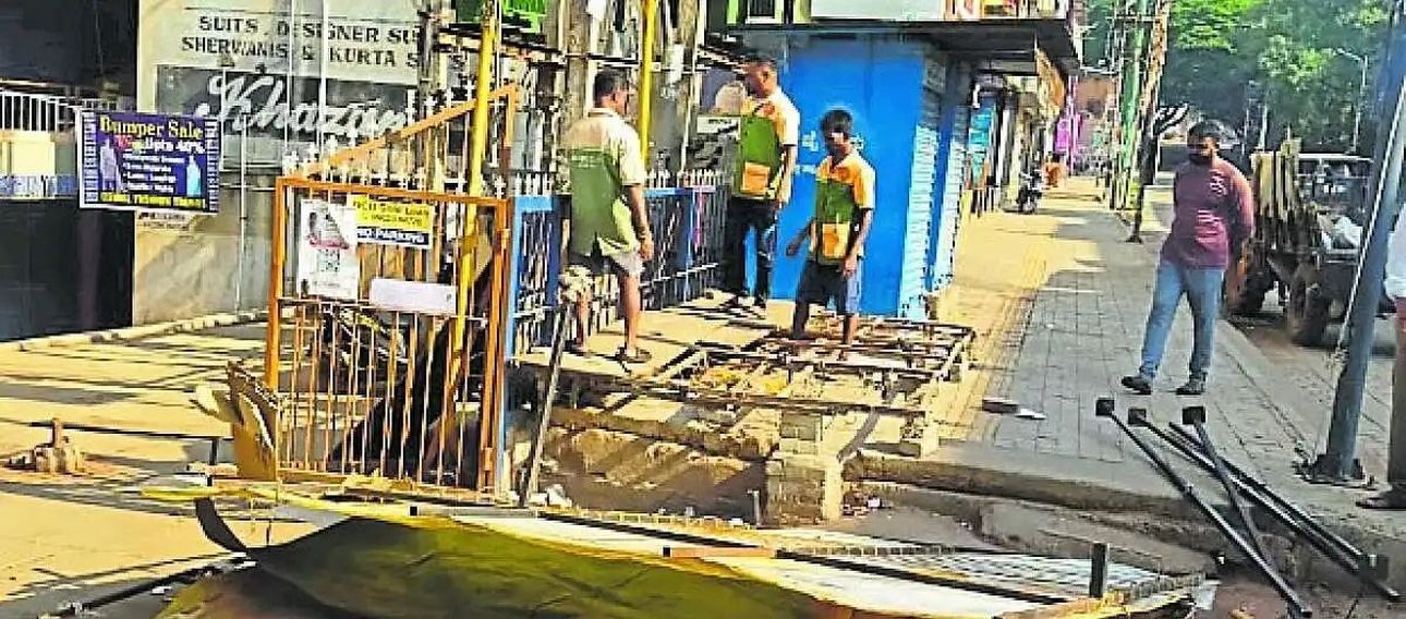 हुब्बल्ली में ‘ऑपरेशन फुटपाथ’ शुरू