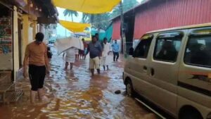 उत्तर कन्नड़ में मूसलाधार बारिश से जनजीवन प्रभावित