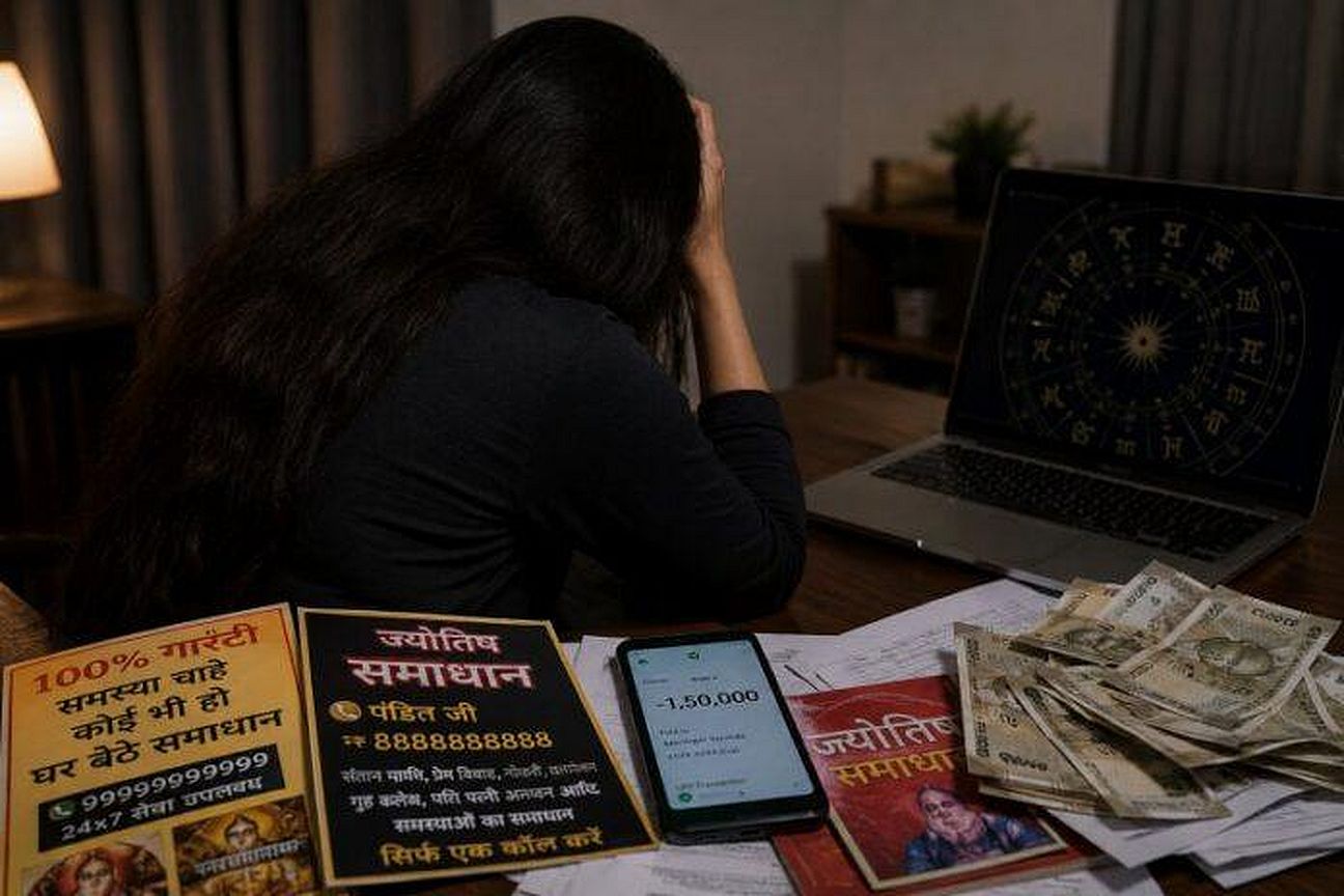 ज्योतिष के विज्ञापन के झांसे में आकर युवती ने गंवाए 1.84 लाख रुपए