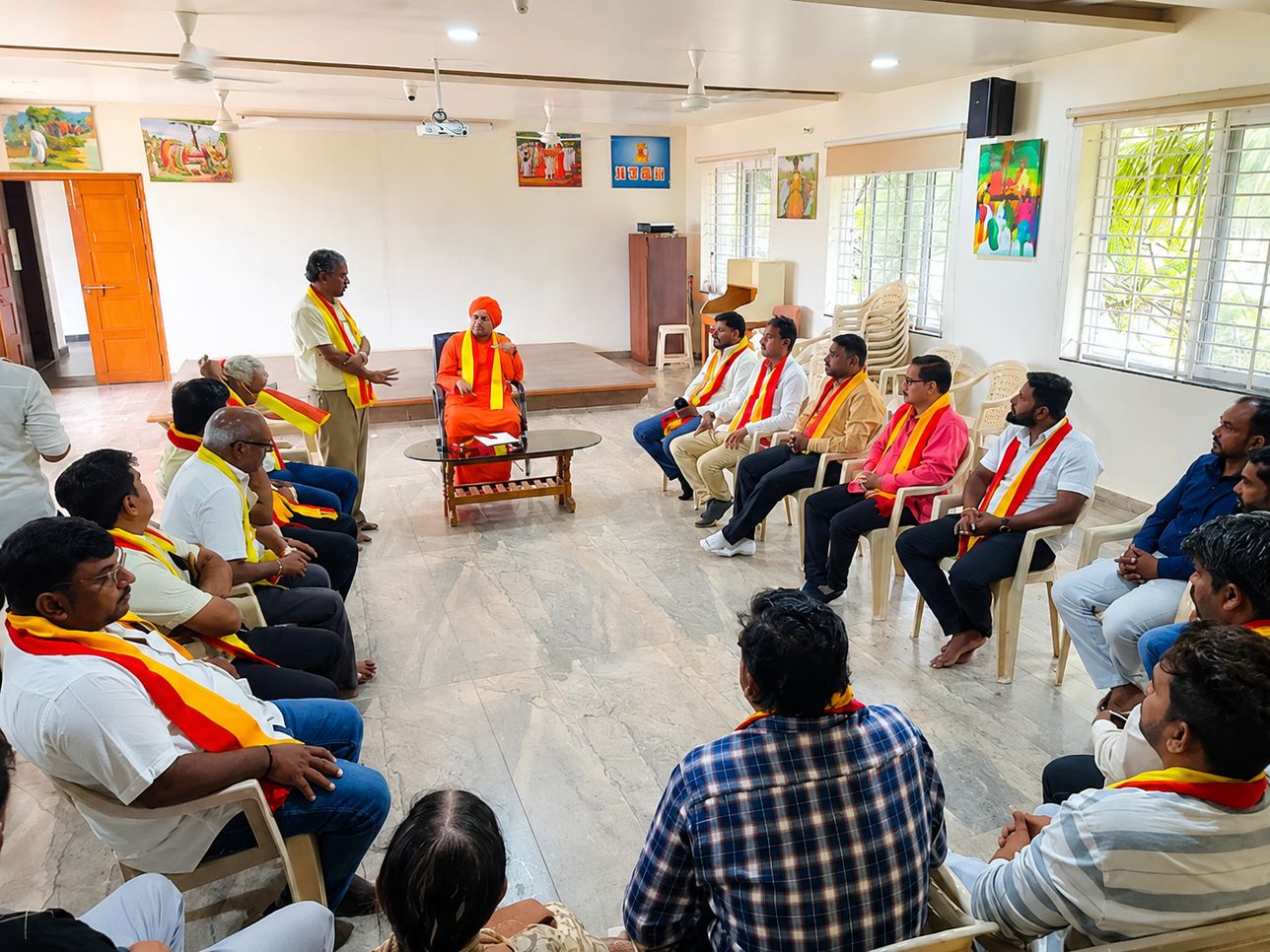 जरूरत पड़ी तो संघर्ष और बलिदान के लिए भी तैयार : अल्लमप्रभु स्वामी
