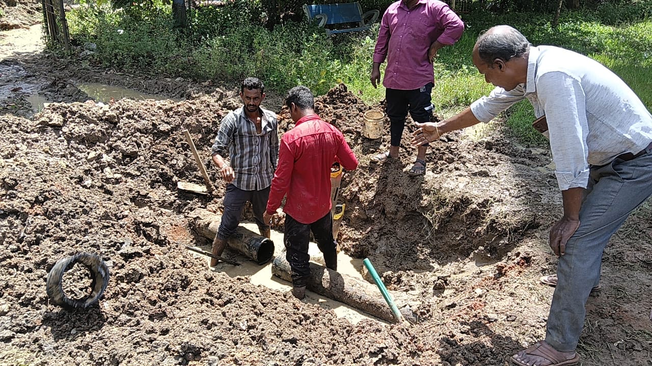 एक साल बाद थमा पेयजल का रिसाव, लाखों लीटर पानी की बर्बादी रुकी