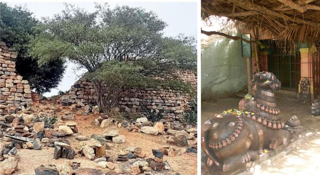 ढह रहा चित्रदुर्ग का रामदुर्ग किला