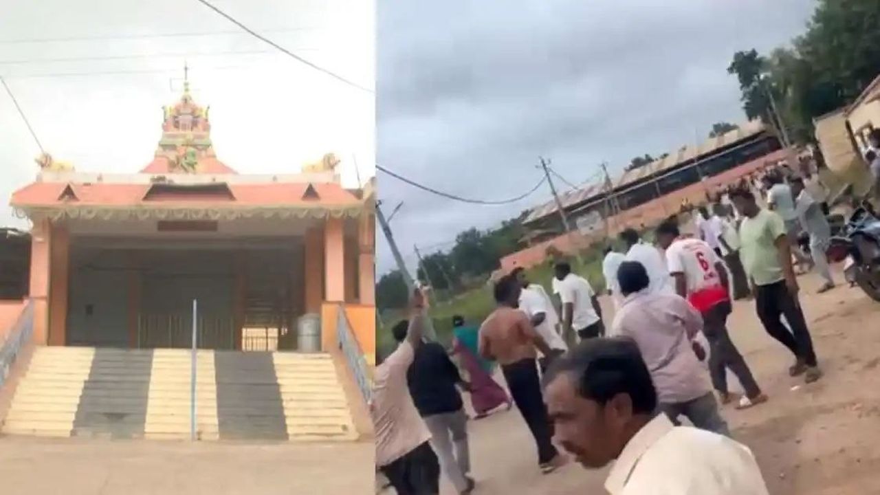 मंदिर के हिसाब-किताब को लेकर खूनी संघर्ष, कुल्हाड़ी-रॉड से हमला