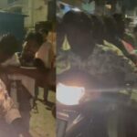 दावणगेरे में सड़क बनी रणभूमि