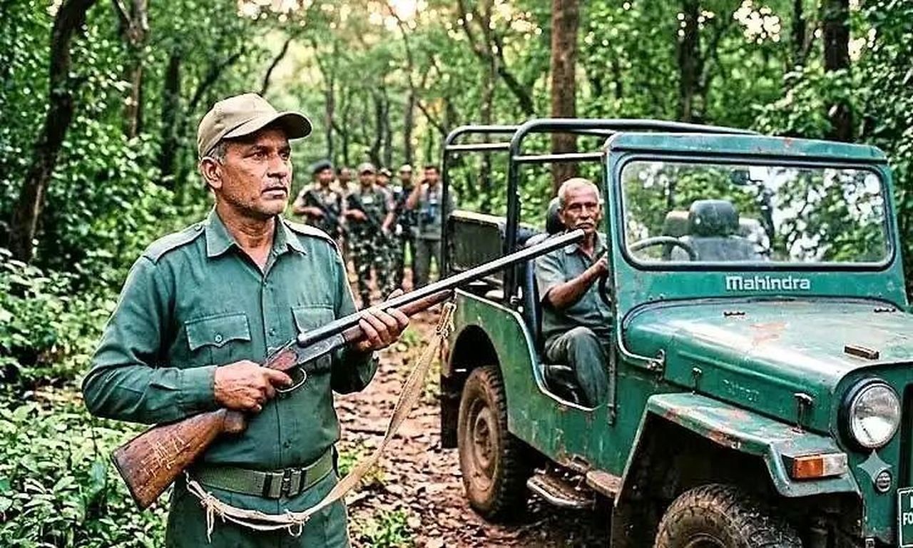 पुरानी बंदूकों के भरोसे जंगल की रखवाली