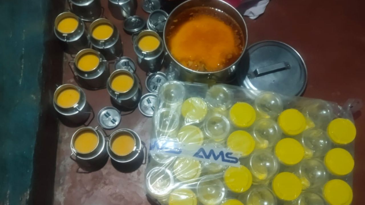 चिक्कमगलूरु में नकली देसी घी का भंडाफोड़