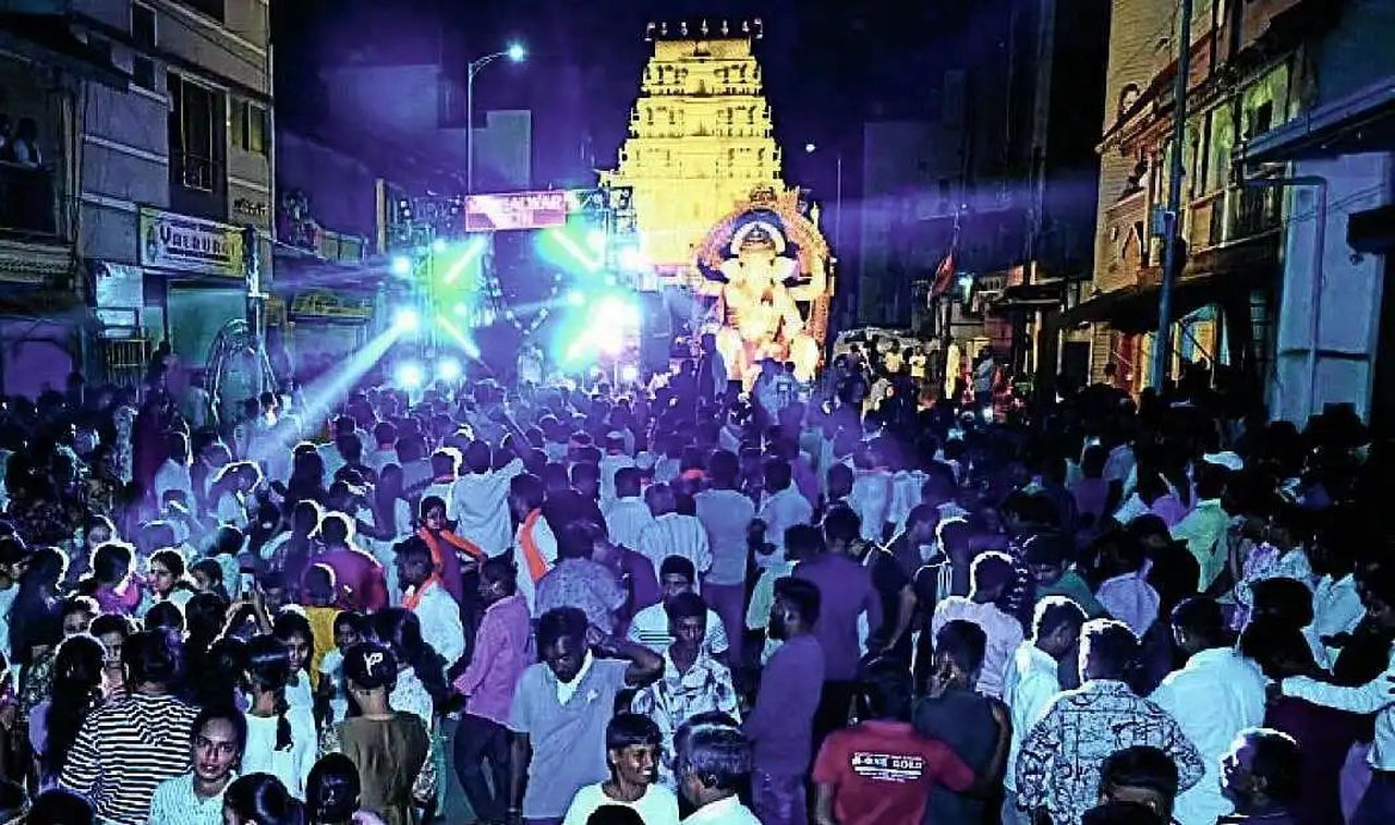 हुब्बल्ली में 150 से अधिक गणेश प्रतिमाओं का भव्य विसर्जन