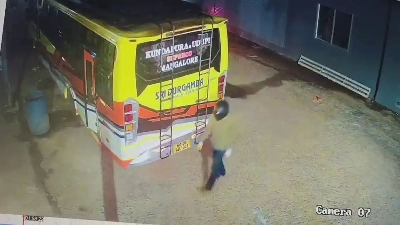 उडुपी में गैरेज के पीछे से निजी बस चोरी, कुछ घंटों में बरामद