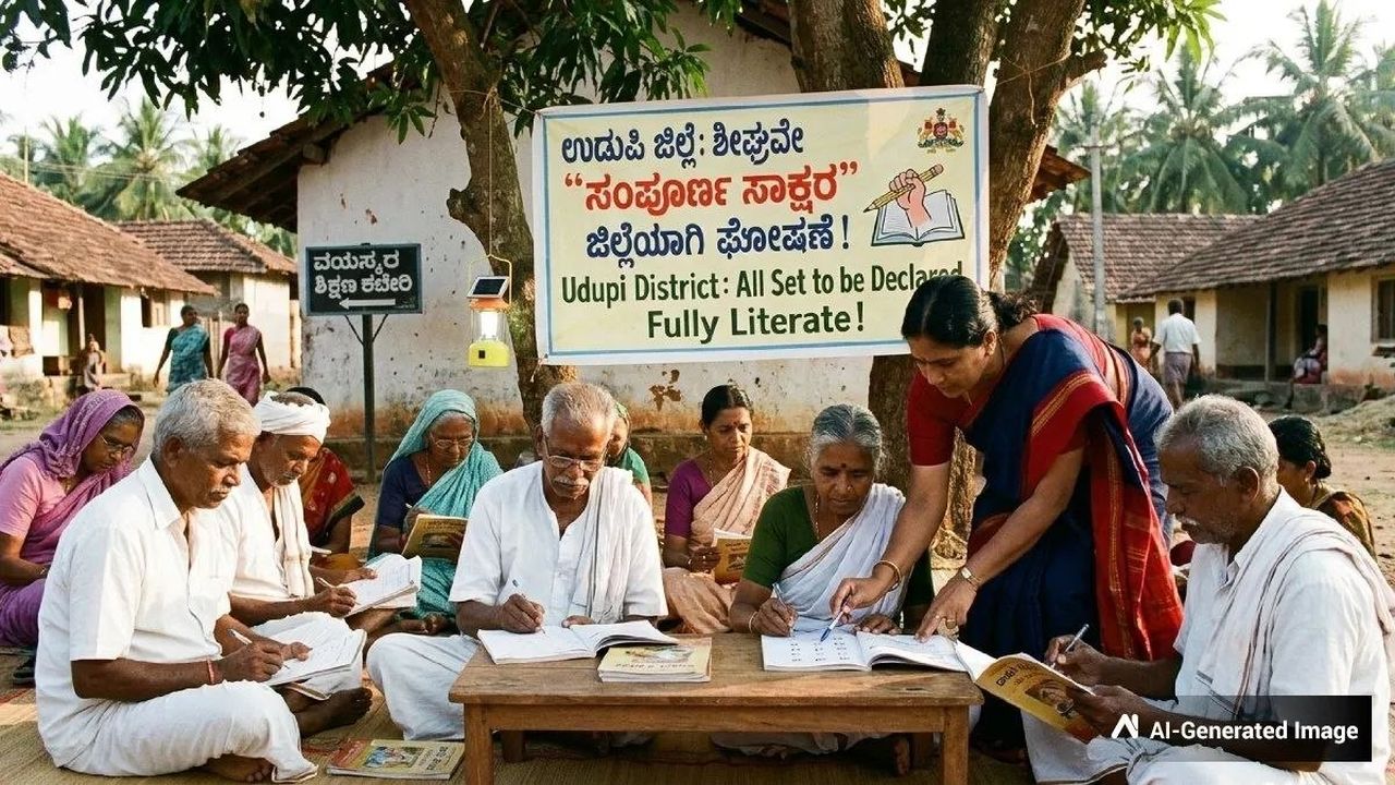 कर्नाटक का पहला पूर्ण साक्षर जिला बनेगा उडुपी